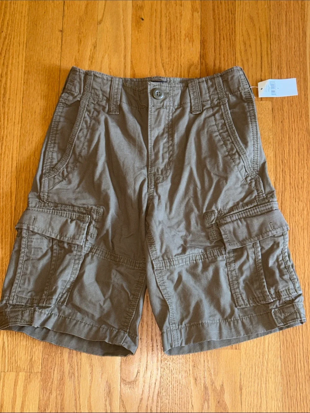 NWT Gap Kids  Olive/Army Green Cargo Shorts - Casual Pocket Utility 6